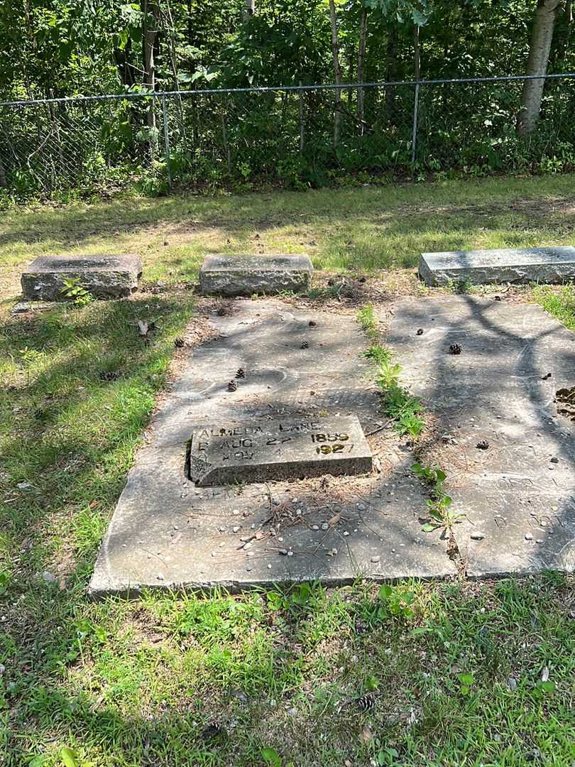 Almeda Lane's grave. Photo 2
