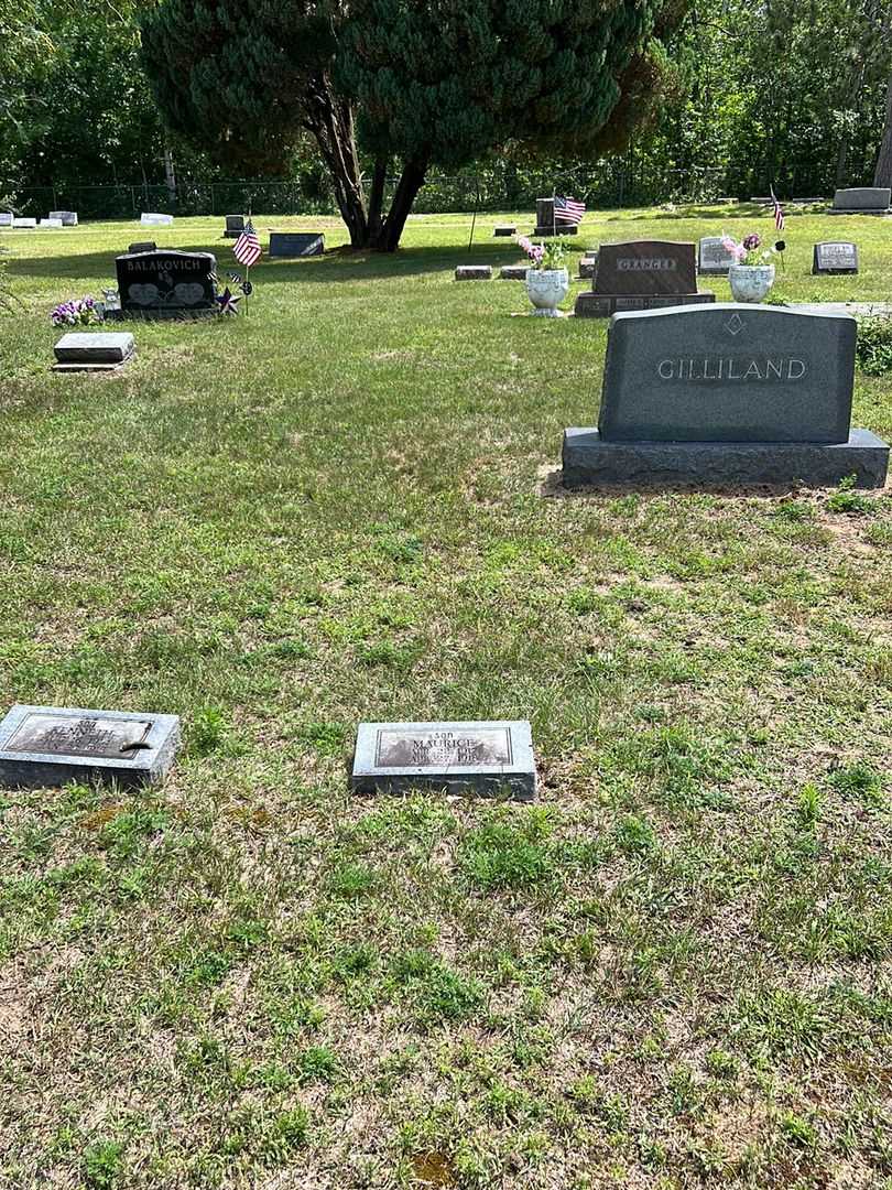 Maurice Gilland's grave. Photo 2