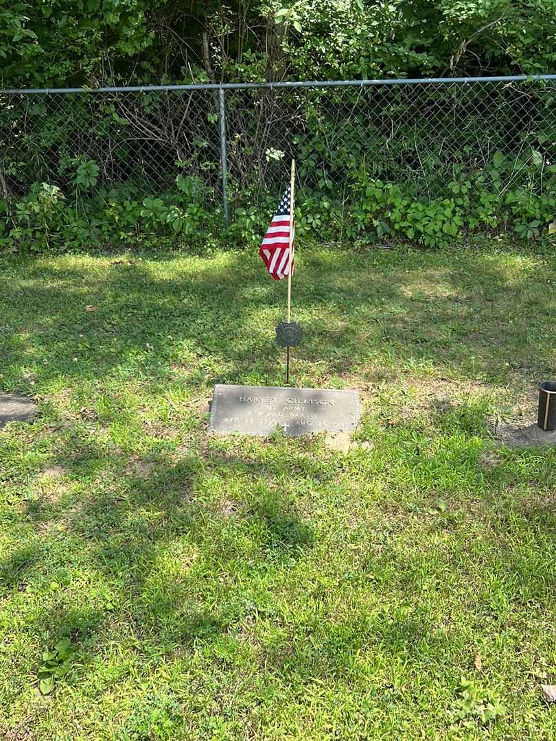 Harvey Gilkison's grave. Photo 2