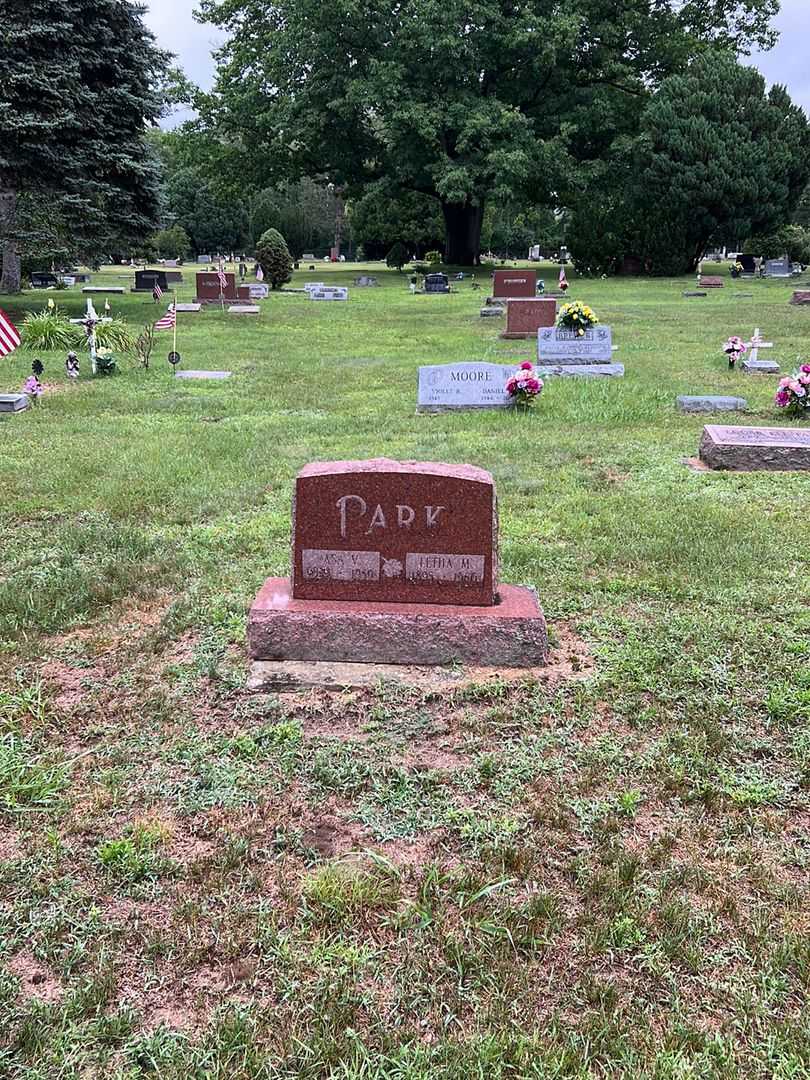 Asa V. Park's grave. Photo 2