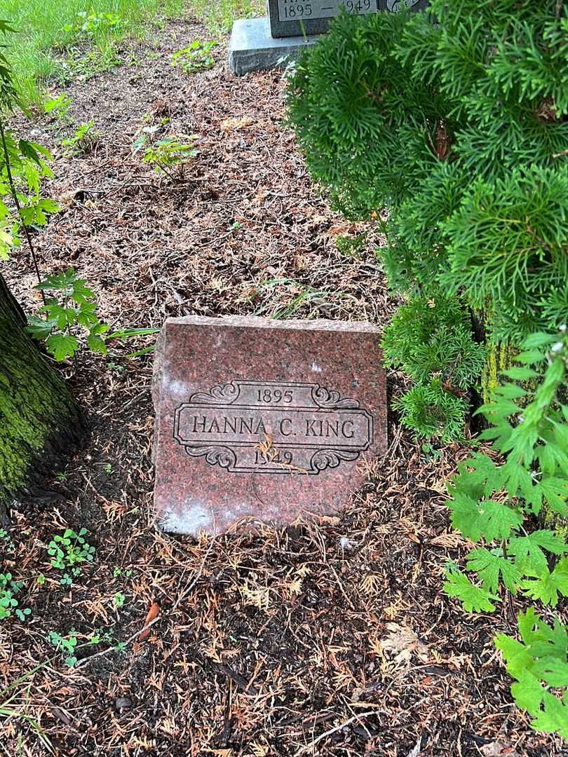 Hanna C. King's grave. Photo 1