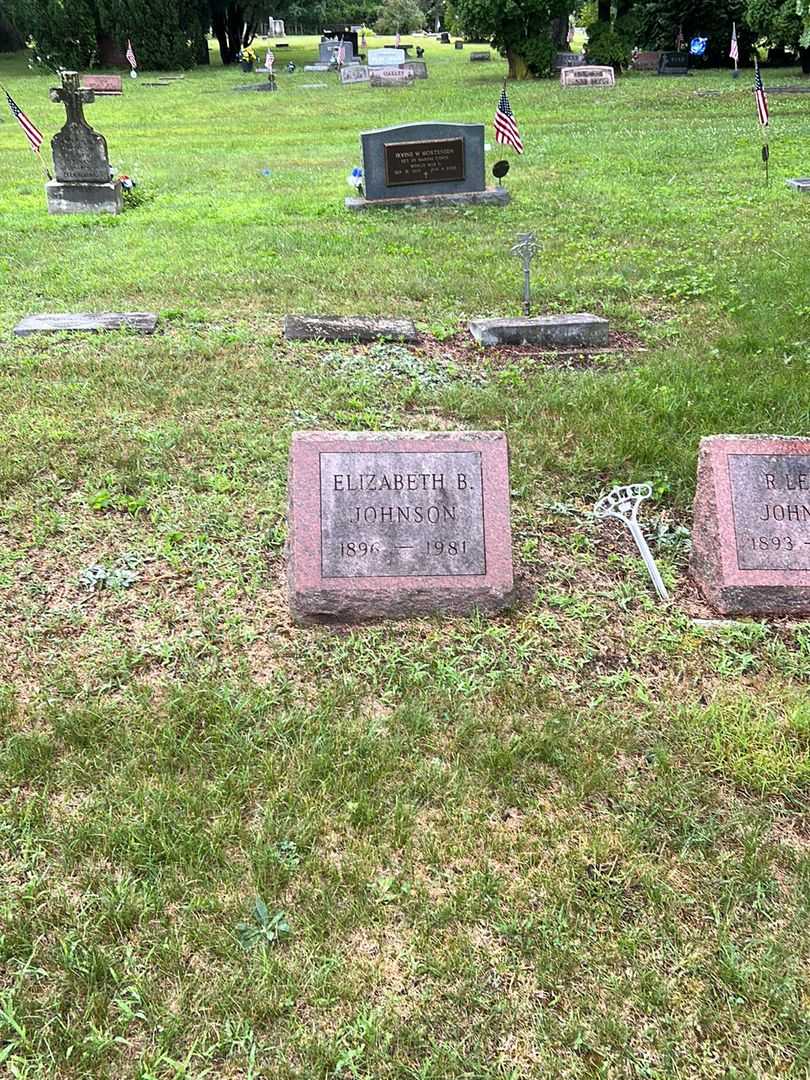 Elizabeth B. Johnson's grave. Photo 2