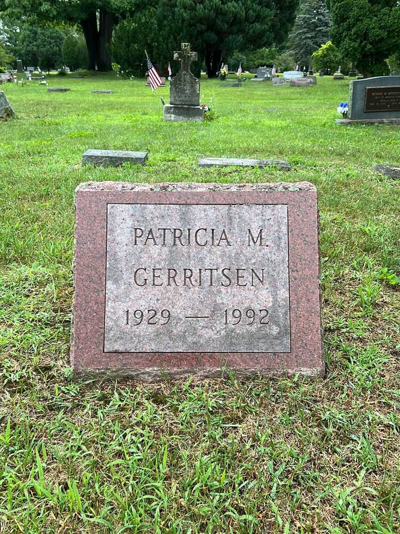 Patricia M. Gerritsen's grave. Photo 1