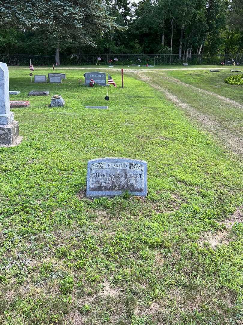 Charles A. Gilbert's grave. Photo 2
