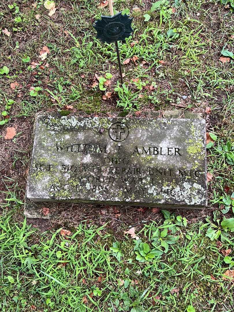 William T. Ambler's grave. Photo 1