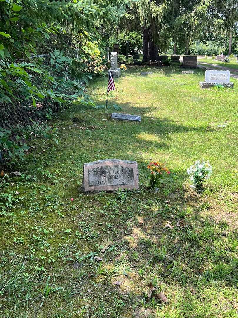 Caroline Augusta Nichols's grave. Photo 2