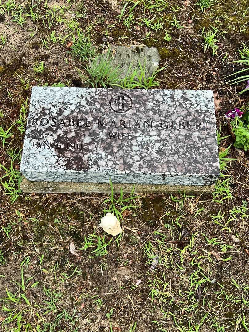 Rosabel Marian Gebert's grave. Photo 1