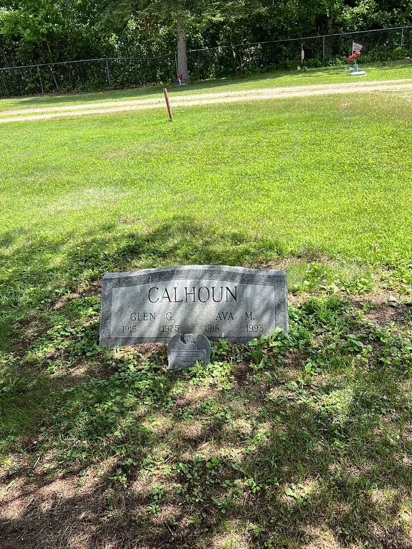 Ava M. Calhoun's grave. Photo 2
