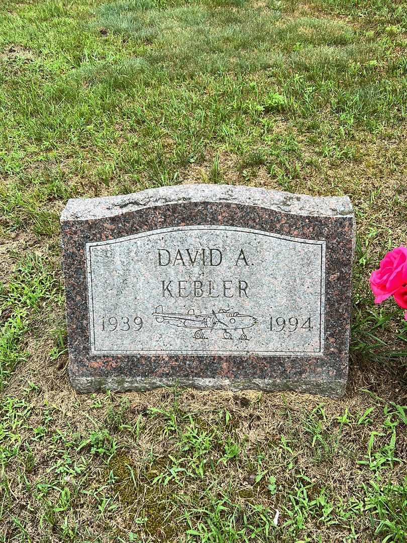 David A. Kebler's grave. Photo 1