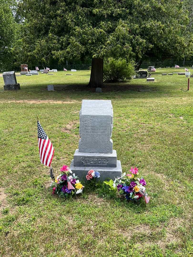 Jeremiah Teboe's grave. Photo 2