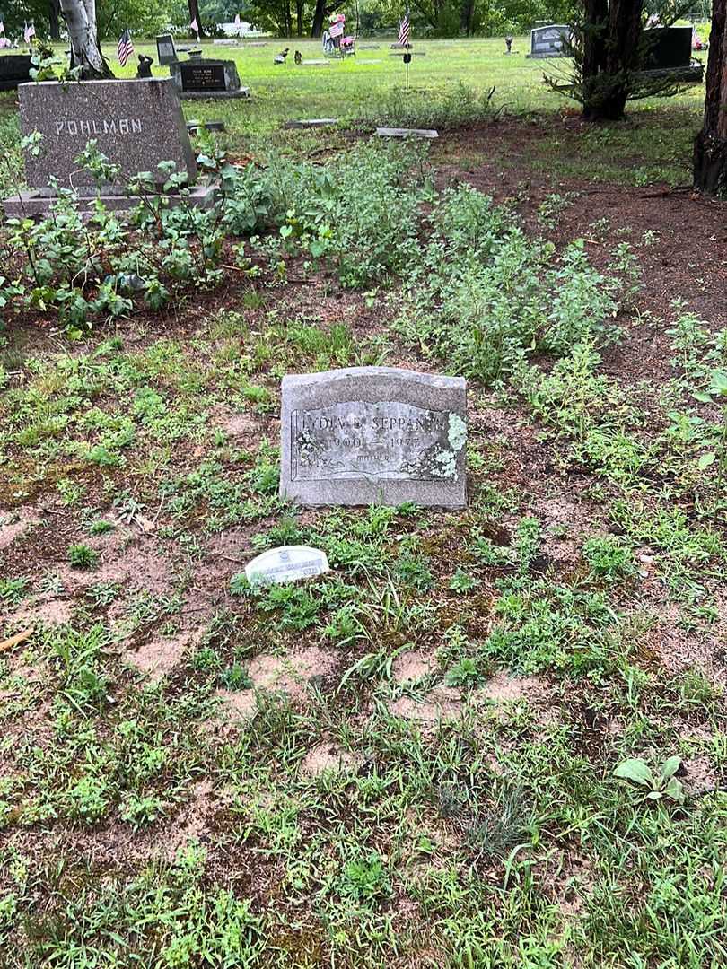 Lydia E. Seppanen's grave. Photo 2