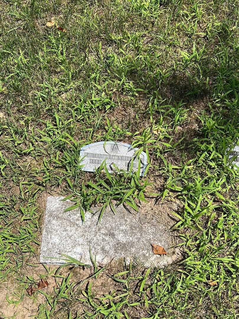 Bert E. Nilles's grave. Photo 1