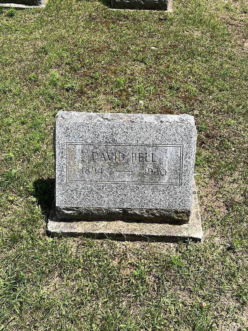 David Bell's grave. Photo 3