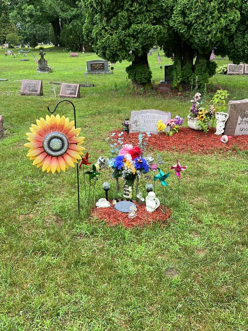 Louise Johnson's grave. Photo 2