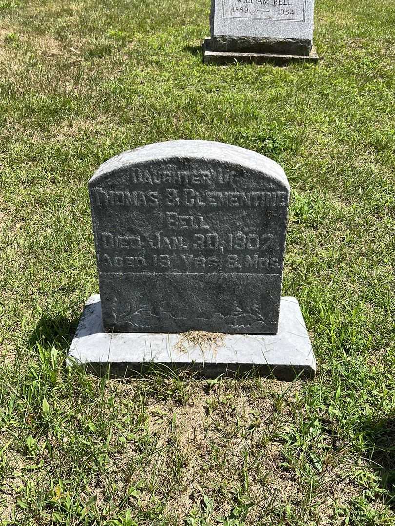 Elizabeth Bell's grave. Photo 3