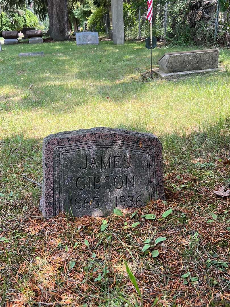 James Gibson's grave. Photo 1