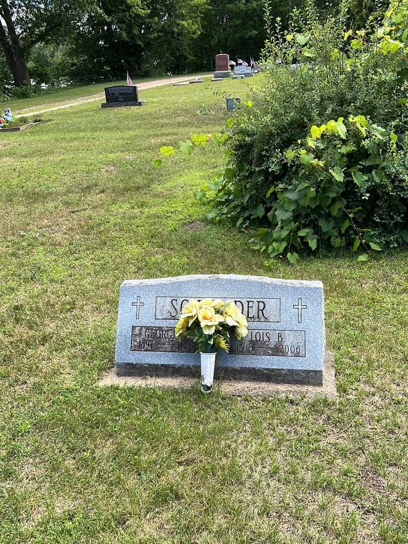 George Schneider's grave. Photo 2