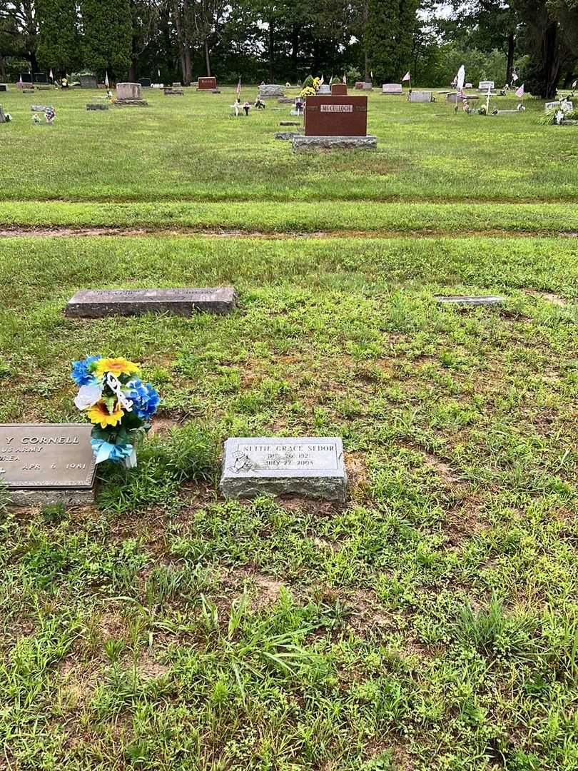Nettie Grace Sedor's grave. Photo 2