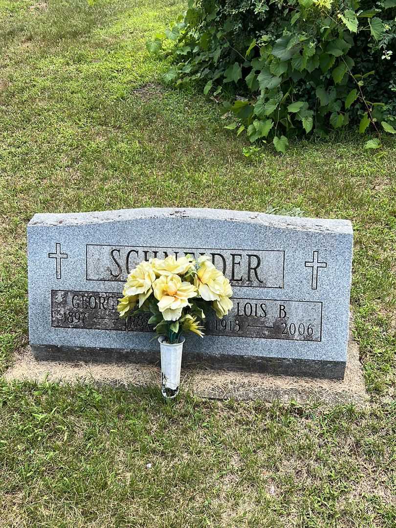 George Schneider's grave. Photo 1