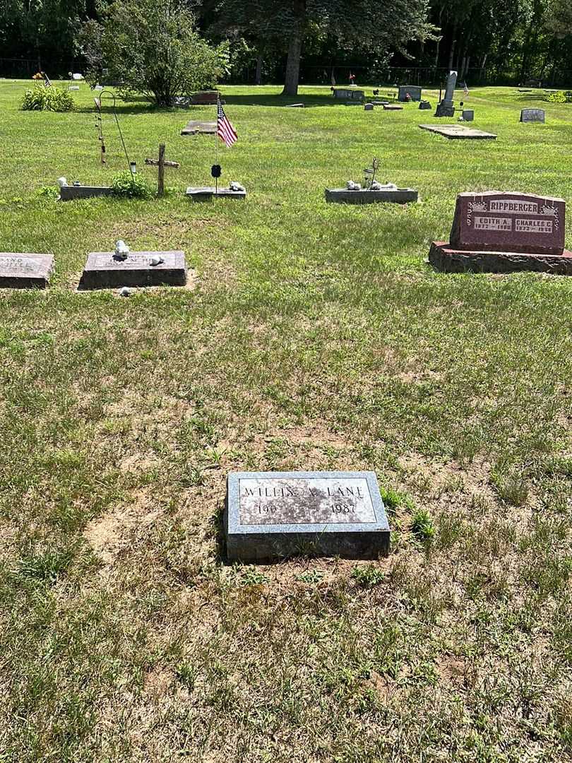 Willis A. Lane's grave. Photo 2