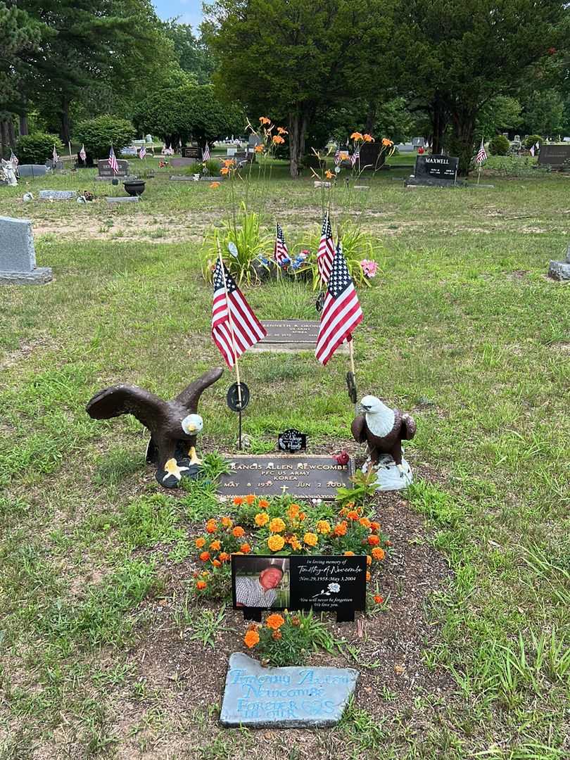 Francis Allen Newcombe's grave. Photo 3