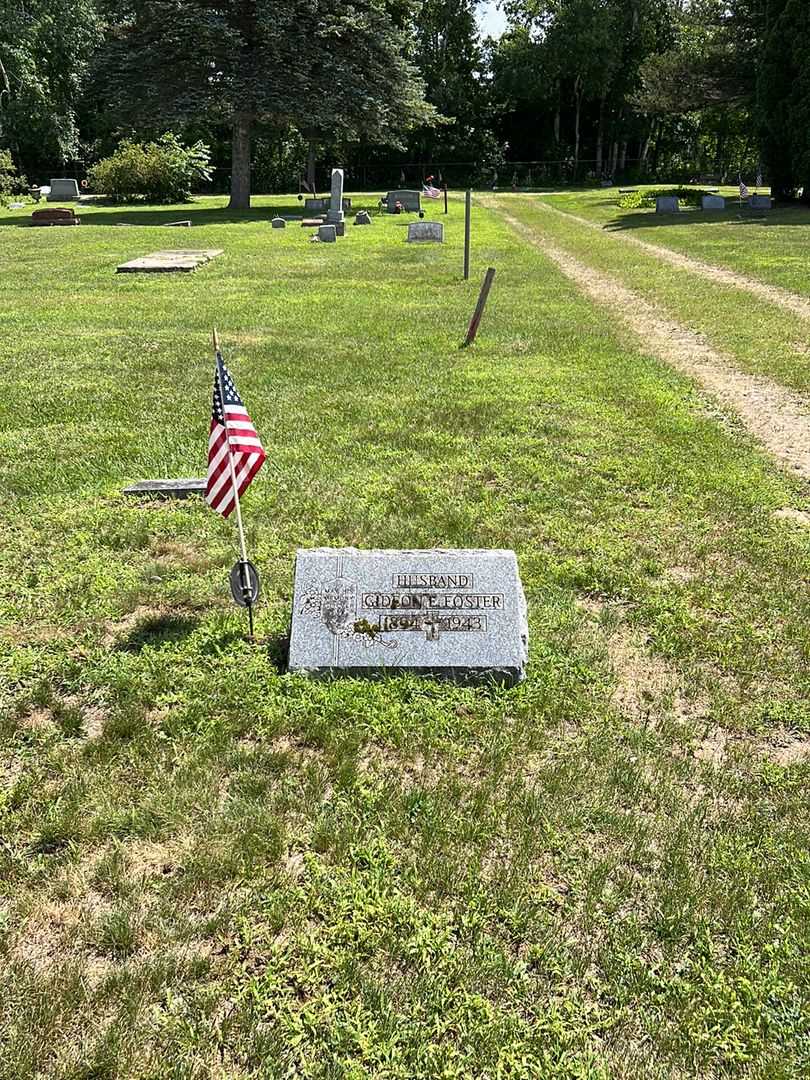 Gideon E. Foster's grave. Photo 2