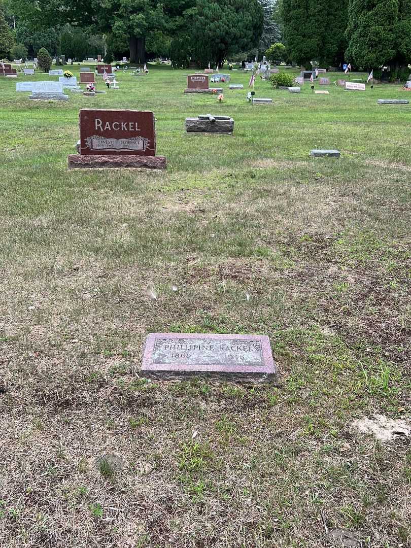 Phillipine Rackel's grave. Photo 2