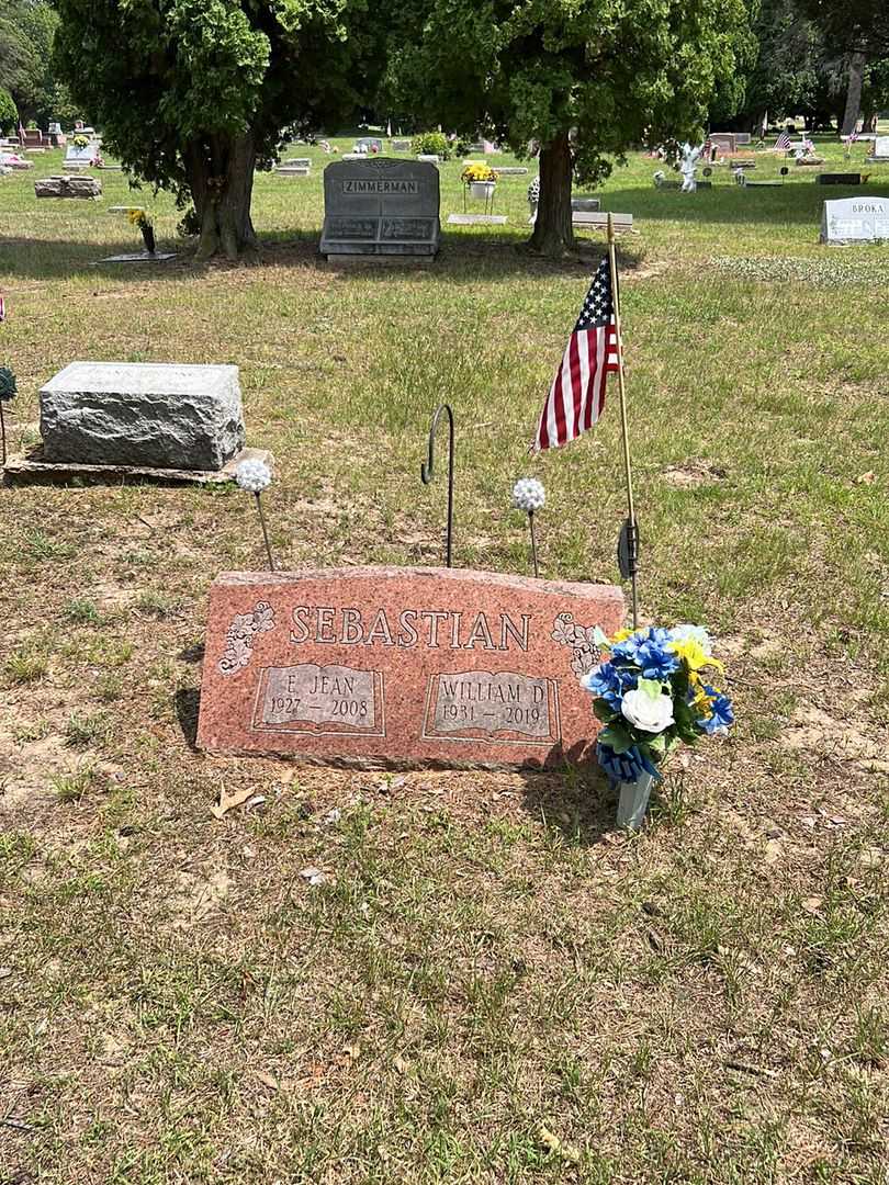 E. Jean Sebastian's grave. Photo 2