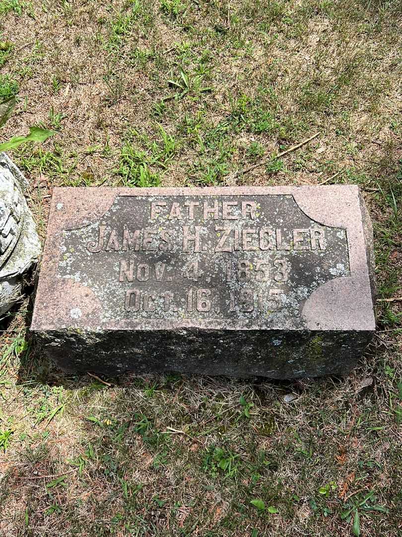 James H. Ziegler's grave. Photo 3