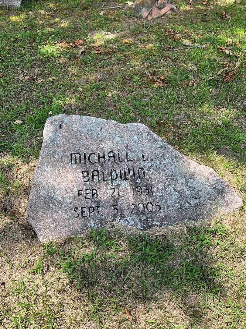 Michall L. Baldwin's grave. Photo 1