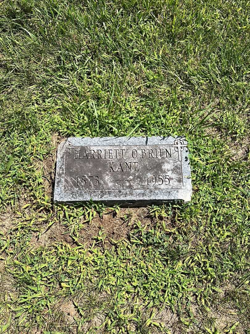 Harriett O'Brien Kane's grave. Photo 1