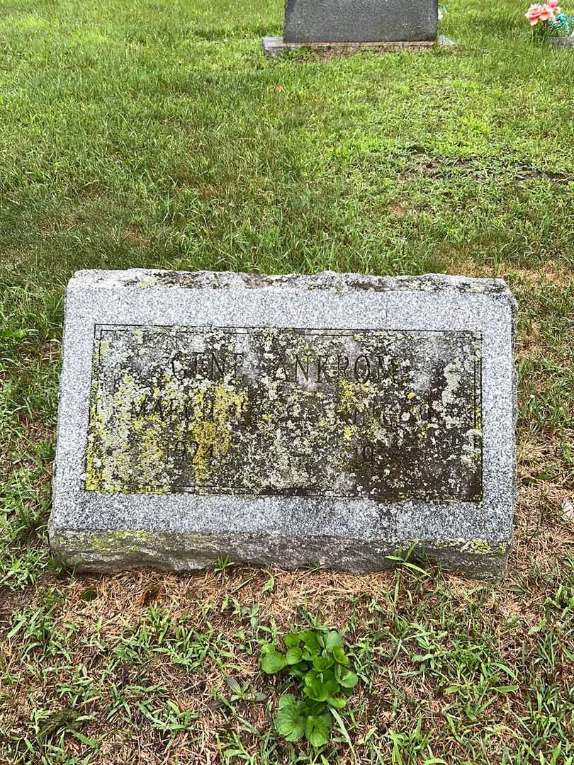 Gene Ankrom's grave. Photo 1