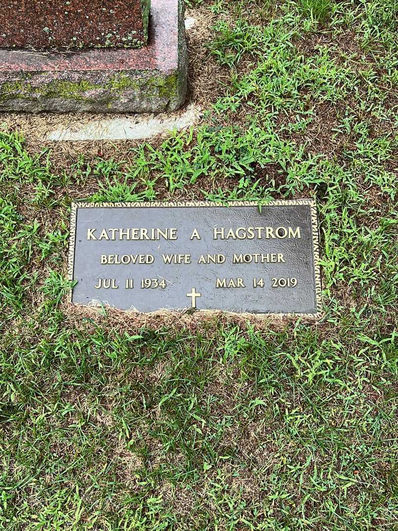 Katherine A. Hagstrom's grave. Photo 3