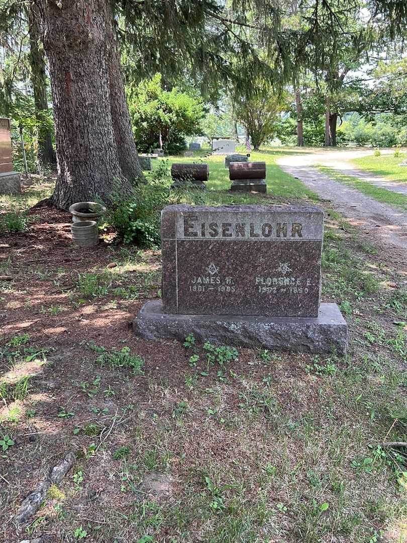 Florence E. Eisenlohr's grave. Photo 2