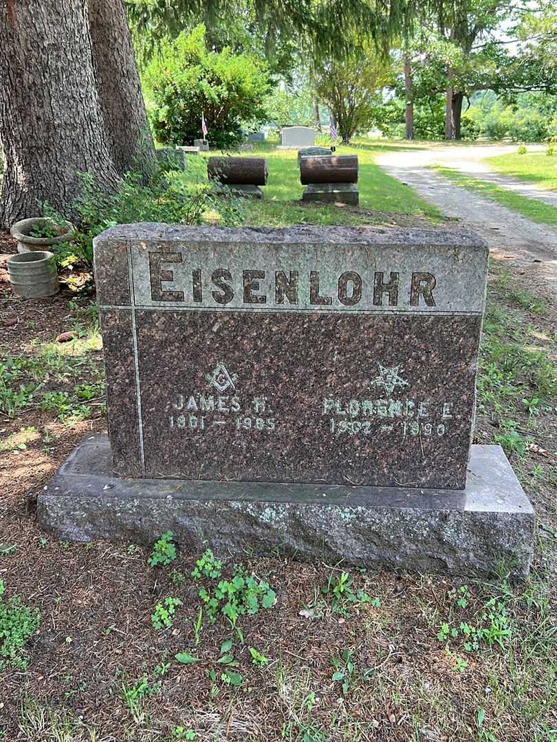 Florence E. Eisenlohr's grave. Photo 1
