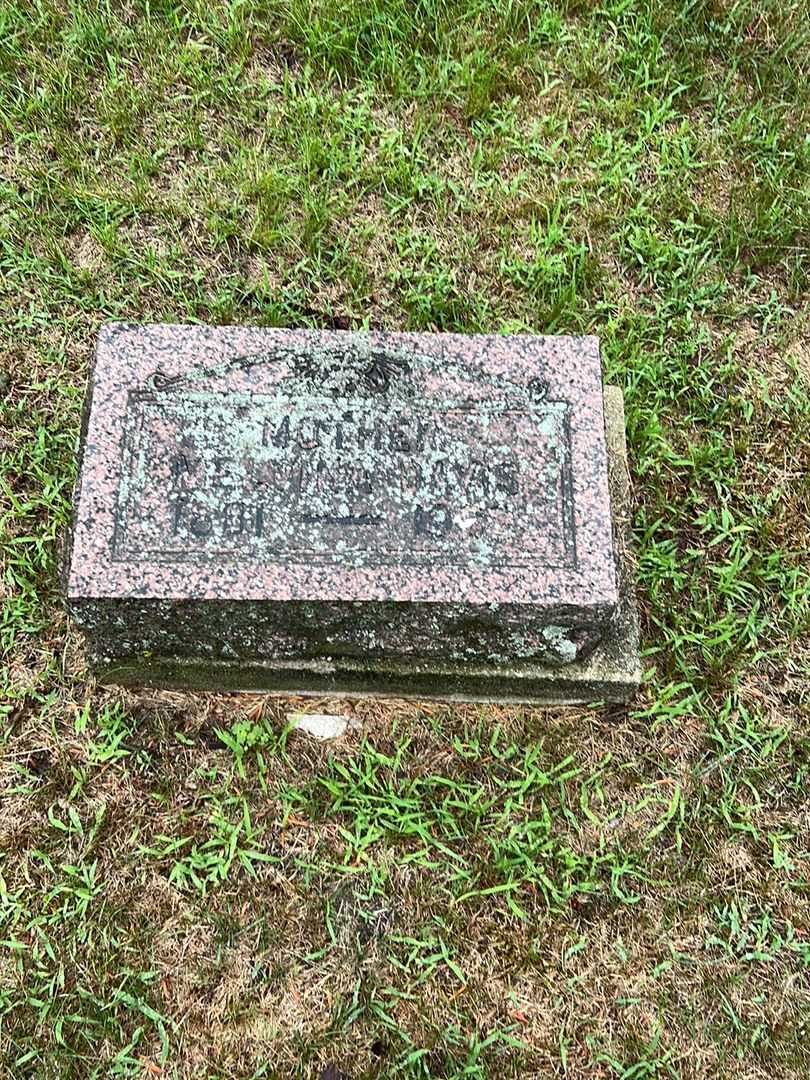 Melvina Davis's grave. Photo 1