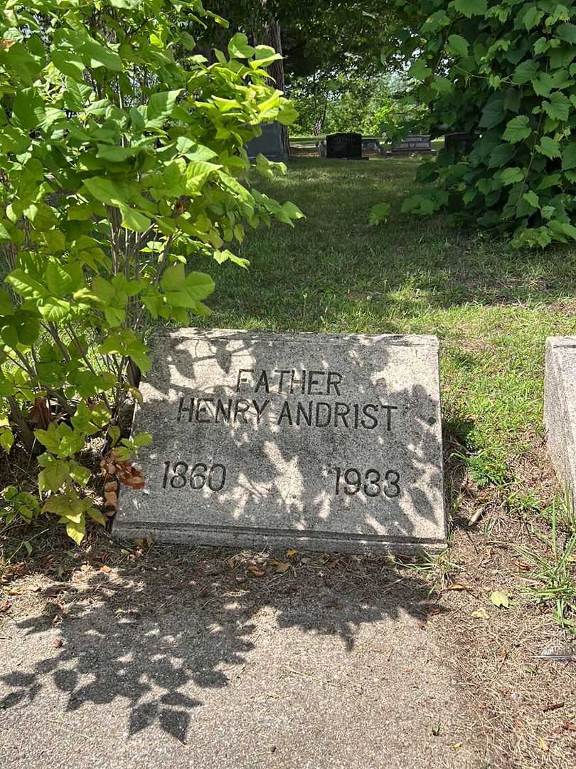 Henry Andrist's grave. Photo 1
