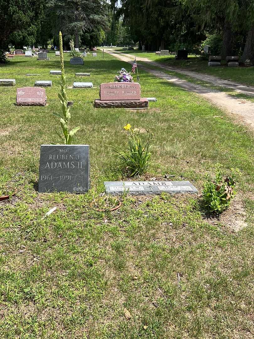 Florence M. Adams's grave. Photo 2