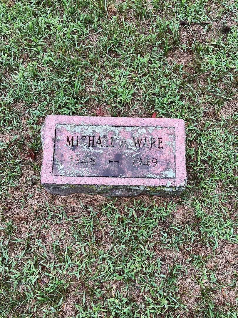 Michael A. Ware's grave. Photo 1