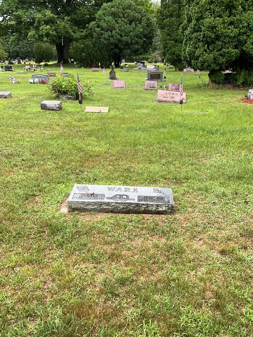 Gerald Ware's grave. Photo 2