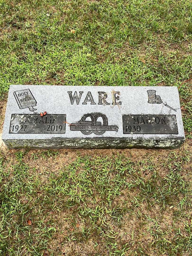 Gerald Ware's grave. Photo 1